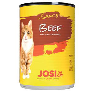 JosiCat konzerva v omáčce 12 x 415 g - hovězí