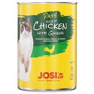 JosiCat Paté 12 x 400 g - kuřecí s quinoou