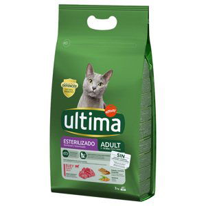 Ultima Sterilized hovězí - 3 kg