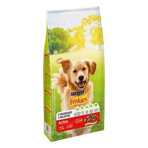 Purina Friskies Adult Dog Active s hovězím - 10 kg