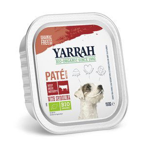 Yarrah Bio Paté, 12 x 150 g - 15 % sleva - bio hovězí s bio spirulinou