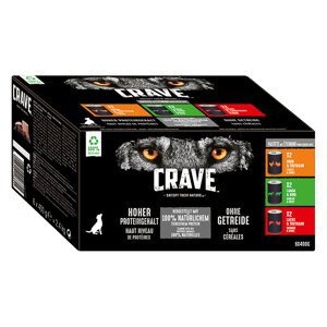 Crave Adult konzervy,  6 x 400 g - 3 + 3 zdarma! - mix (3 druhy)