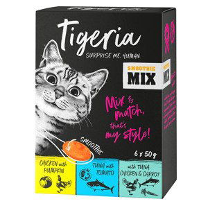 Výhodné balení Tigeria Smoothie Snack 24 x 50 g - mix (3 druhy)