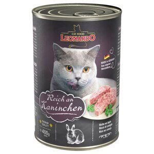 Výhodné balení Leonardo All Meat 24 x 400 g - králičí