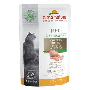 Almo Nature HFC Natural Plus 12 x 55 g - kuřecí prsa