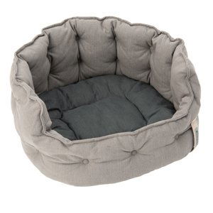 Pelíšek pro psy Cozy ecoLIFE šedý - D 80 x Š 72 x V 31 cm