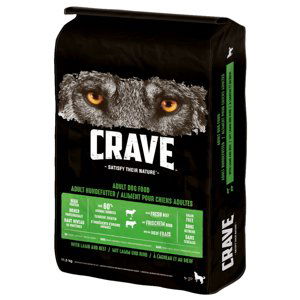 Crave Adult pro psy - 15 % sleva   - s jehněčím & hovězím  (11,5 kg)