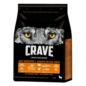 Crave Adult pro psy - 15 % sleva  - s krůtím & kuřecím (2,8 kg)