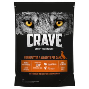 Crave Adult pro psy - 15 % sleva  - s krůtím & kuřecím (1 kg)