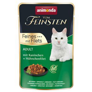 Animonda Vom Feinsten Adult 18 x 85 g - králičí + kuřecí filety