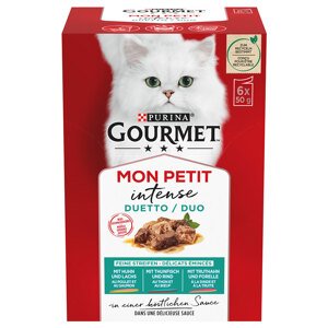 Gourmet Mon Petit 24 x 50 g - duetti: maso a ryby