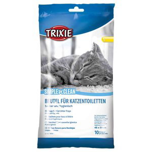Trixie sáčky pro kočičí WC 10 ks L 46x59 cm - L: do 46 x 59 cm, 20 kusů