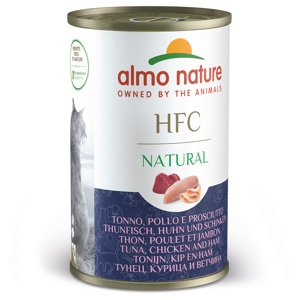 Almo Nature HFC 6 x 140 g - Tuňák a kuře se šunkou