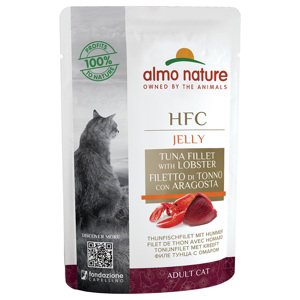 Almo Nature HFC Jelly kapsička 6 x 55 g - filé z tuňáka s humrem