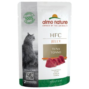 Výhodné balení: Almo Nature HFC Jelly kapsička 24 x 55 g  - tuňák