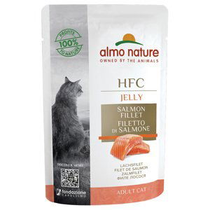 Výhodné balení: Almo Nature HFC Jelly kapsička 24 x 55 g  - losos