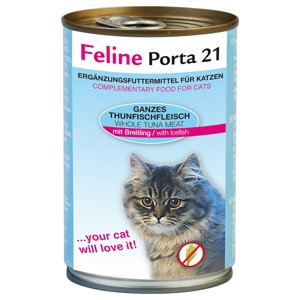 Feline Porta 21 pro kočky 6 x 400 g - Tuňák se šprotem