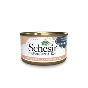 Schesir Kitten v želé - kuře s aloe 6 x 85 g