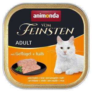 Animonda vom Feinsten Adult 32 x 100 g - drůbeží a telecí