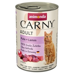 Animonda Carny Adult 6 x 400 g - Krůtí & jehněčí