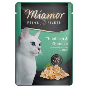 Miamor Feine Filets v želé 6 x 100 g - tuňák & zelenina