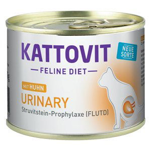 Kattovit Urinary (prevence proti struvitovým kamenům) 185 g - 6 x 185 g kuřecí