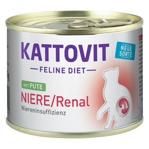 Kattovit Niere/Renal 185 g - 24 x 185 g krůtí