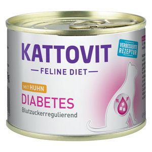 Kattovit Diabetes 185 g - 6 x 185 g kuřecí