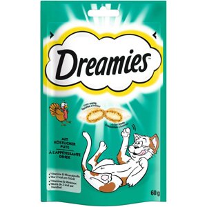 Dreamies Cat pochoutka, 60 g - s krůtím (2 x 60 g)