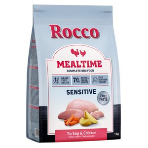 Rocco Mealtime Sensitive krůtí a kuřecí - 1 kg