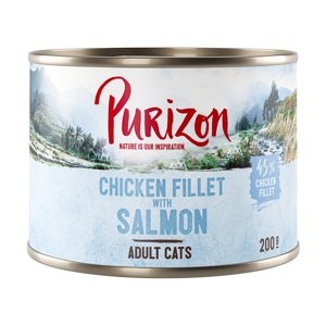 Purizon Adult - bezobilné 12 x 200 g - kuřecí filet s lososem