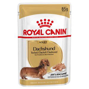 Royal Canin Dachshund Adult - jako doplněk: mokré krmivo 24 x 85 g Royal Canin Breed Teckel