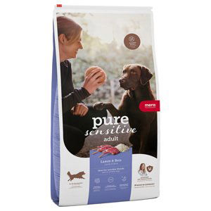 MERA pure sensitive Adult jehněčí & rýže - Výhodné balení 2 x 12,5 kg