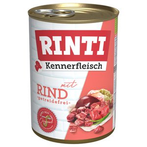 RINTI Kennerfleisch 6 x 400 g - Hovězí (originál)