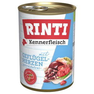RINTI Kennerfleisch 6 x 400 g - Drůbeží srdíčka