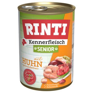 RINTI Kennerfleisch Senior 6 x 400 g / 12 x 400 g / 24 x 400 g - Kuřecí (24 x 400 g)