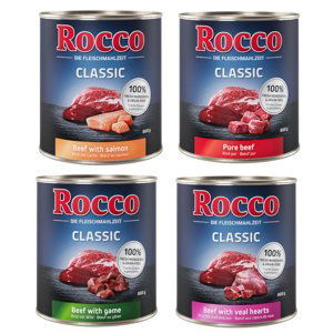 Rocco Classic Mix 24 x 800 g - Hovězí - varianta 3