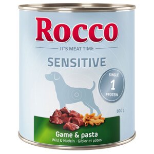 Rocco Sensitive 24 x 800 g - zvěřina a těstoviny