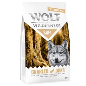 Wolf of Wilderness "Soft - Gnarled Oaks" - kuřecí z volného chovu s králíkem - 5 x 1 kg