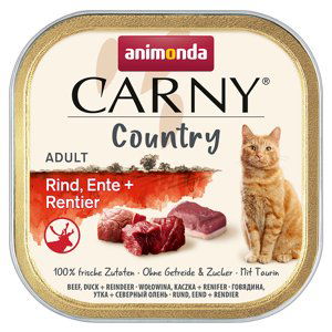 Animonda Carny Country Adult 32 x 100 g - hovězí, kachní, sobí