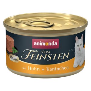 Výhodné balení Animonda Vom Feinsten Adult 24 x 85 g  - kuřecí a králičí