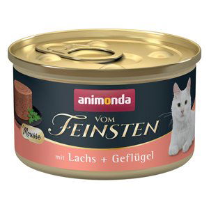 Animonda Vom Feinsten Adult 12 x 85 g - losos a drůbeží