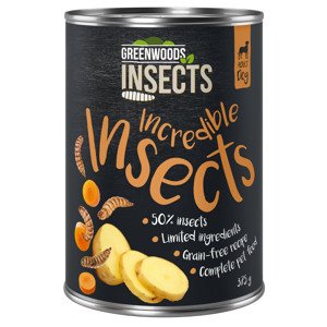 Greenwoods Insects Hmyz s bramborami a mrkví - 6 x 375 g