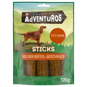 AdVENTuROS snacky, 4 balení - 3 + 1 zdarma! - tyčinky divoký buvol 4 x 120 g