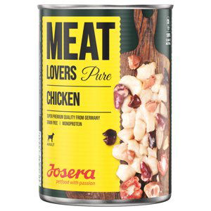 Výhodné balení Josera Meatlovers Pure 12 x 400 g - kuřecí