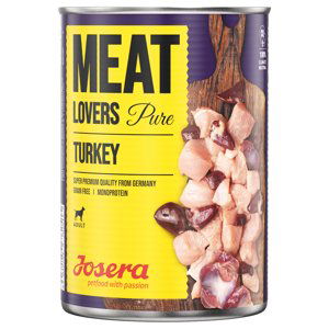 Výhodné balení Josera Meatlovers Pure 12 x 800 g - krocaní