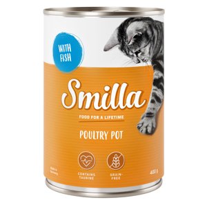 Smilla konzerva, 6 x 400 g - 10 % sleva - jemné drůbeží s rybou