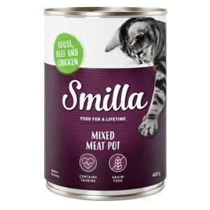 Smilla konzerva, 6 x 400 g - 10 % sleva - husí, hovězí a kuřecí