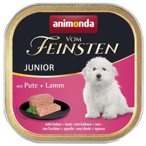 Výhodné balení Animonda vom Feinsten 48 x 150 g - Junior: krůtí a jehněčí