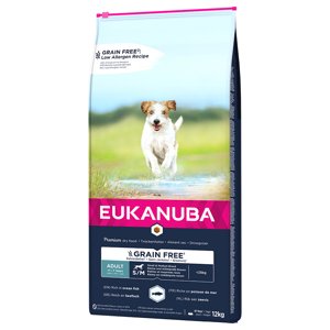 Eukanuba Adult Small & Medium Grain Free Ocean Fish - 2 x 12 kg